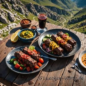 Şiş Kebap – türkische Fleischspieße vom Grill