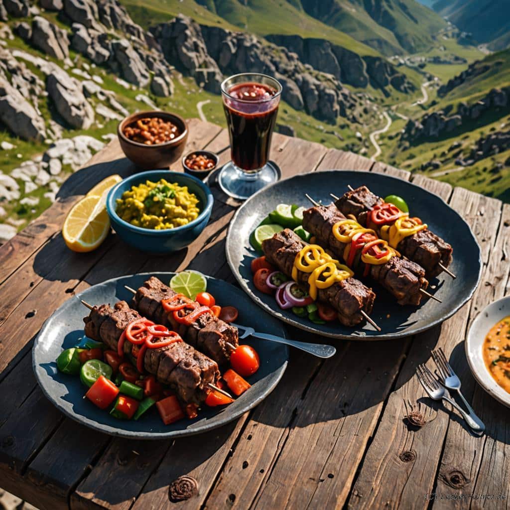 Şiş Kebap – türkische Fleischspieße vom Grill