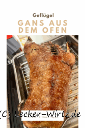 Gans aus dem Ofen