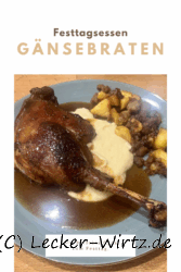 Gans aus dem Ofen