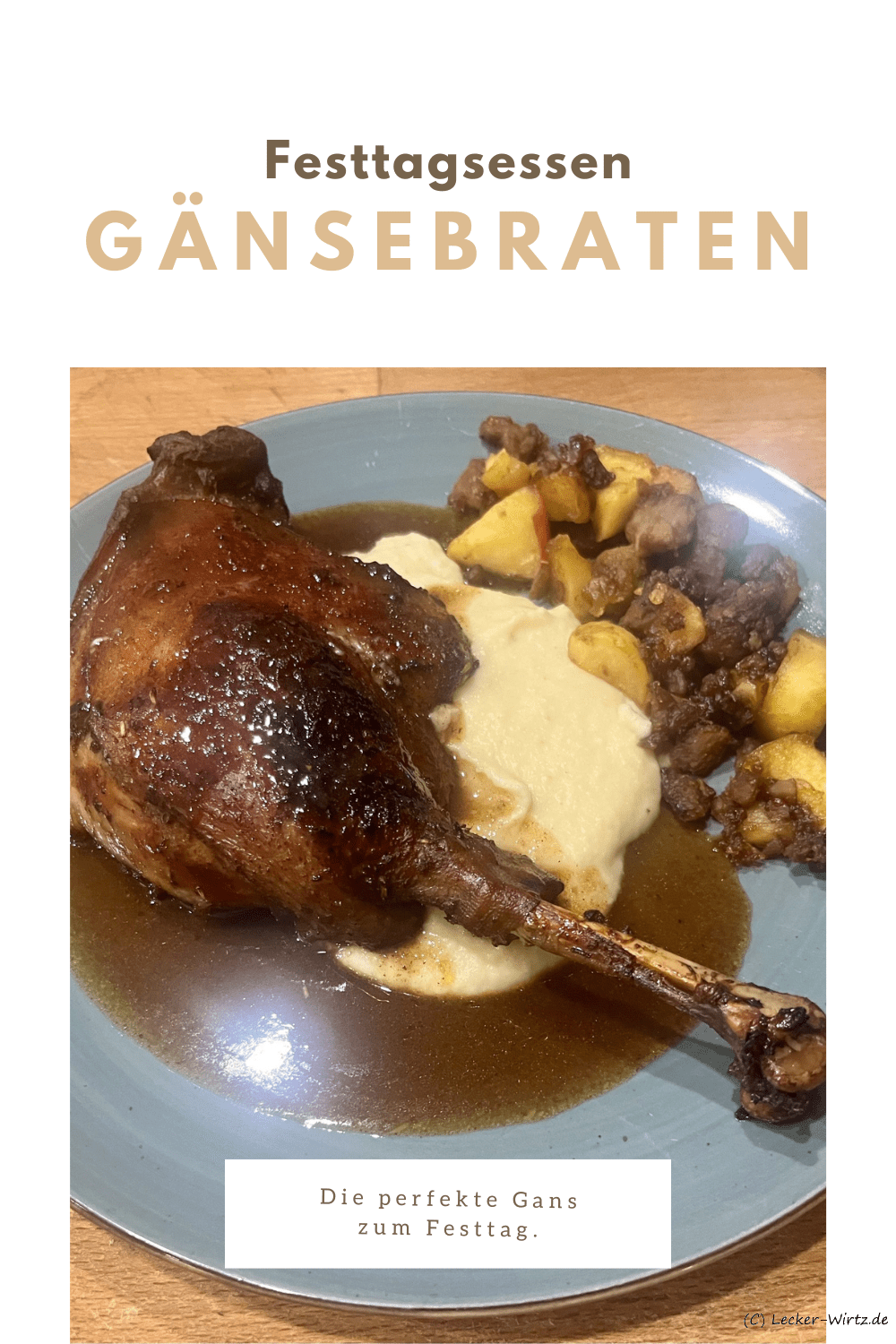 Gans aus dem Ofen - Gänsebraten