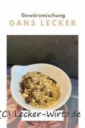 Gans lecker – Gewürzmischung