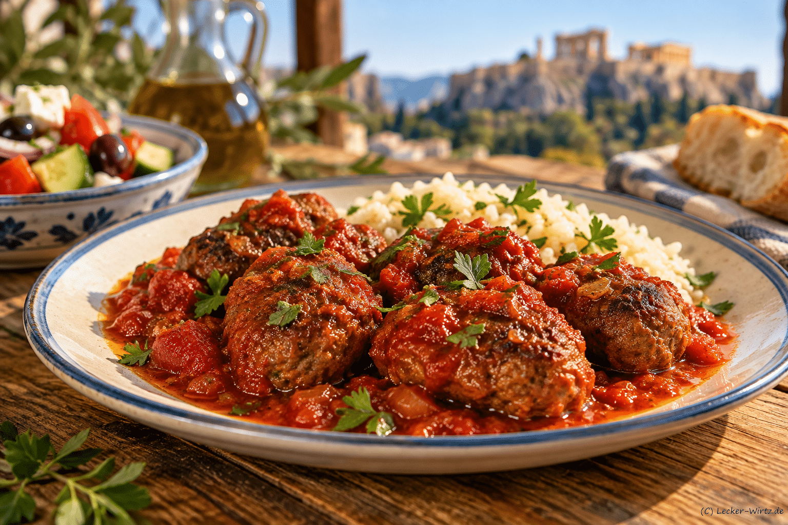 Suzukakia – Griechische Hackfleischbällchen in Tomatensauce