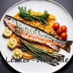 Frische Ofen-Forelle