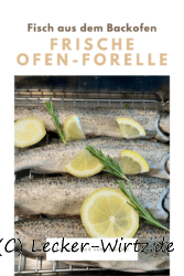 Frische Ofen-Forelle