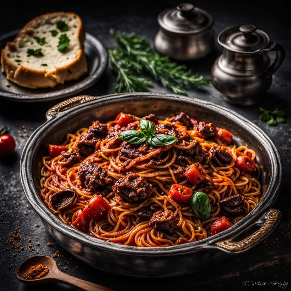 Ragù Napoletano - Bolognese mit Pancetta und Prosciutto Ragù Napoletano - Bolognese mit Pancetta und Prosciutto