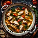 Rumänische Hühnersuppe - Ciorba radauteana