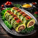Türkische Kohlroulade mit Hackfleisch