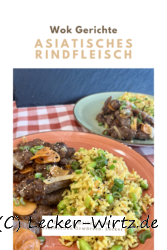Asiatisches Rindfleisch aus dem Wok