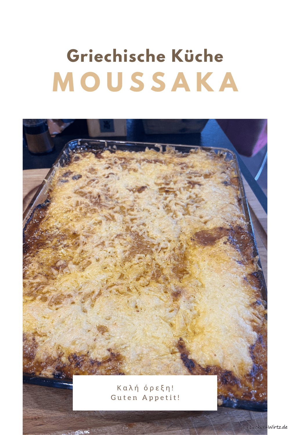 Moussaka - griechischer Auflauf