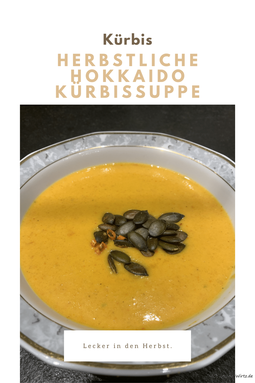 Herbstliche Hokkaido Kürbissuppe