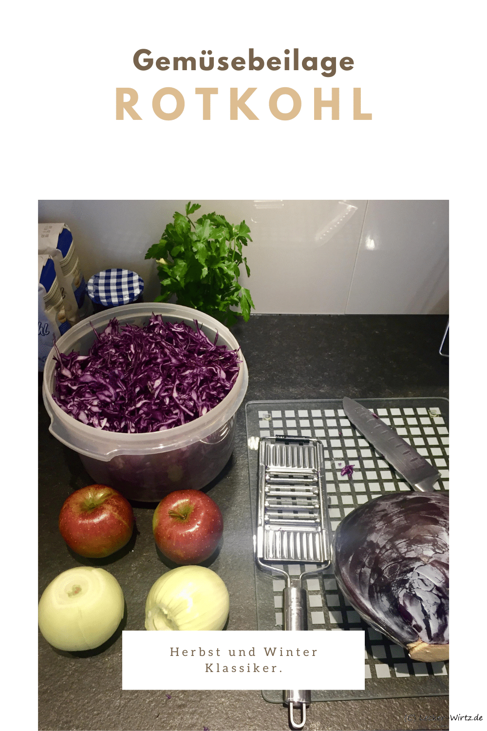 Rotkohl frisch und schmackhaft