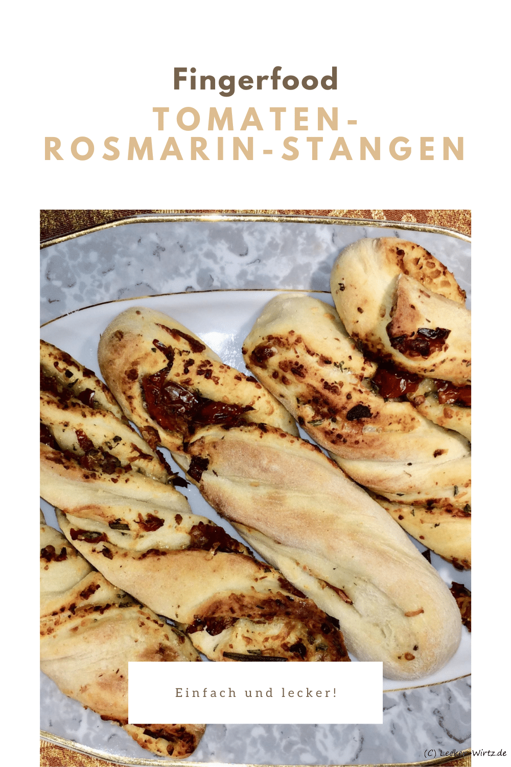 Tomaten-Rosmarin-Stangen – Fingerfood