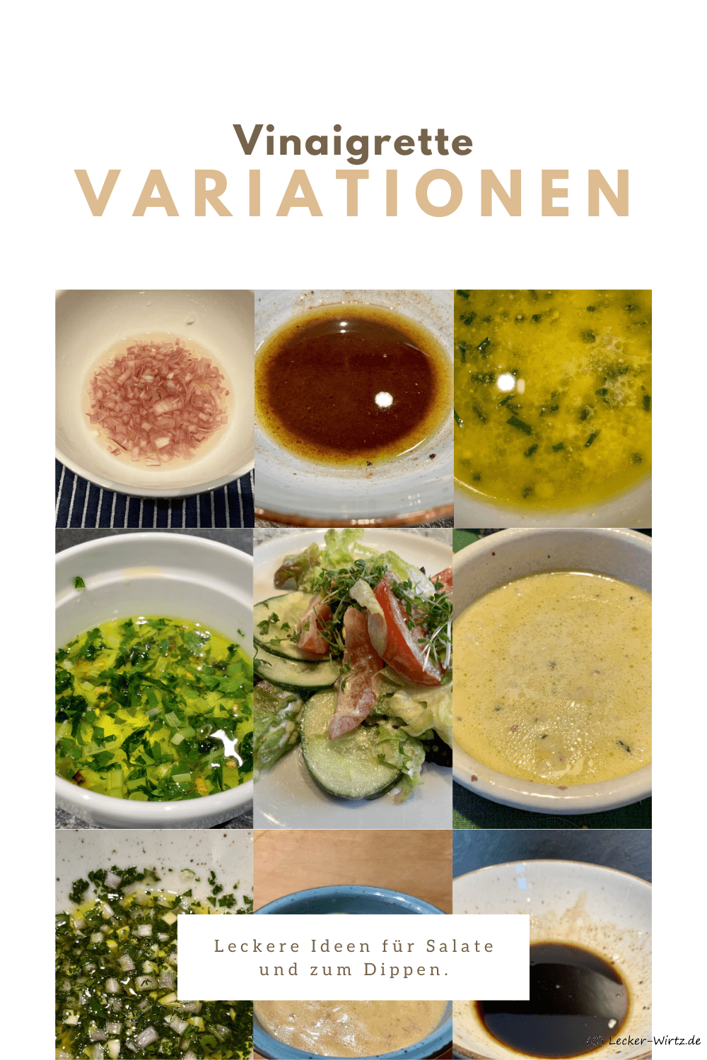 Vinaigrette zubereiten
