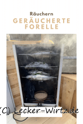 Geräucherte Forelle aus der Räucherbox