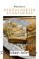 Geräucherter Schafskäse