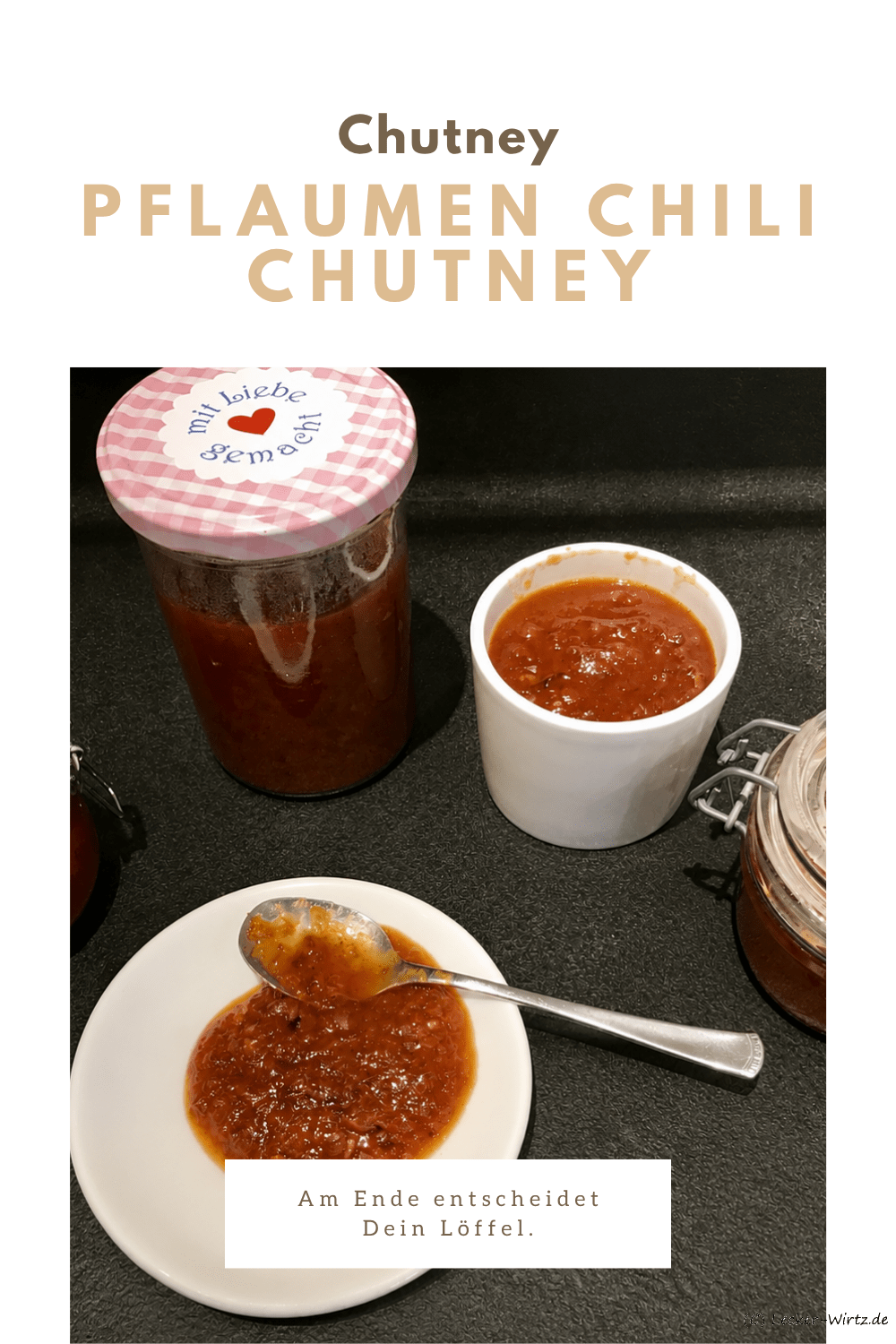 Pflaumen Chili Chutney