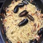Spaghetti mit Miesmuschel