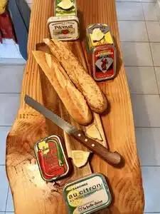 Baguette mit Sardinen