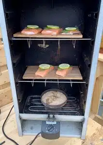 Lachs im Räucherofen