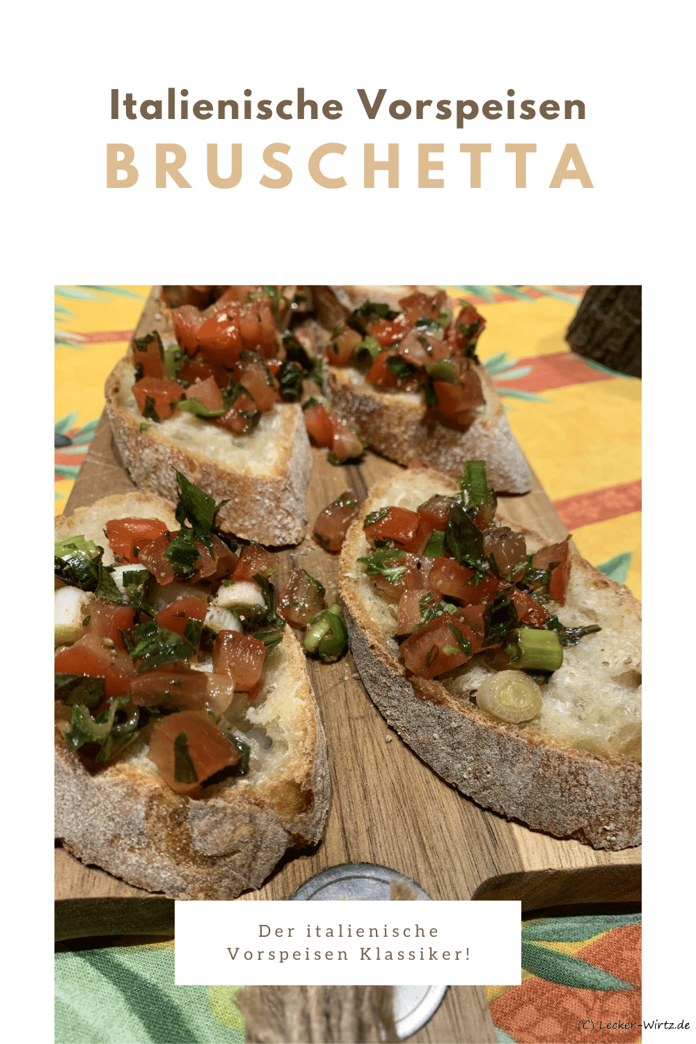 Italienisches Bruschetta