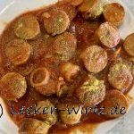 Currywurst mit selbstgemachter Currysauce