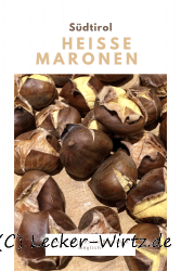 Heiße Maronen aus dem Ofen