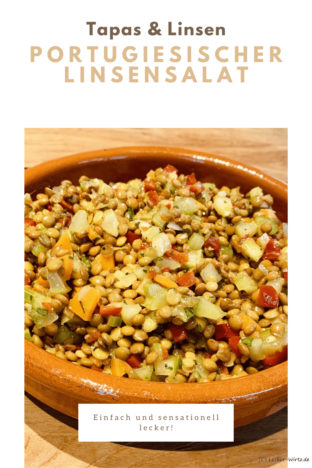 Portugiesischer Linsensalat