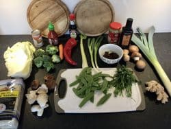 Chinesische Gemüsepfanne