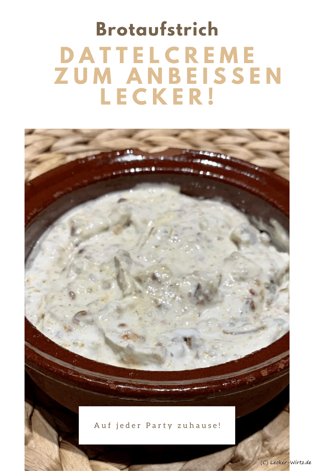 Dattelcreme zum Anbeißen lecker!