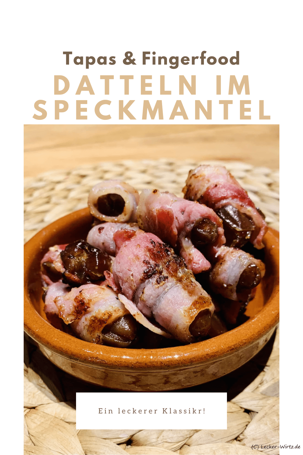 Datteln im Speckmantel