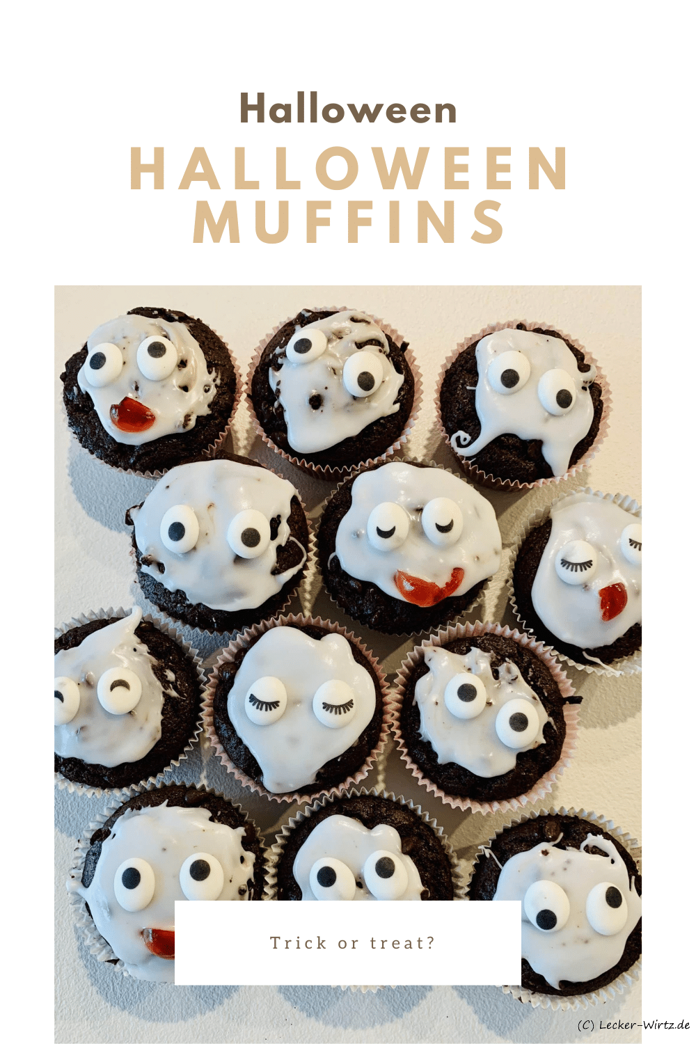 Halloween Muffins - trick or treat