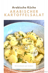 Arabischer Kartoffelsalat mit Gurken
