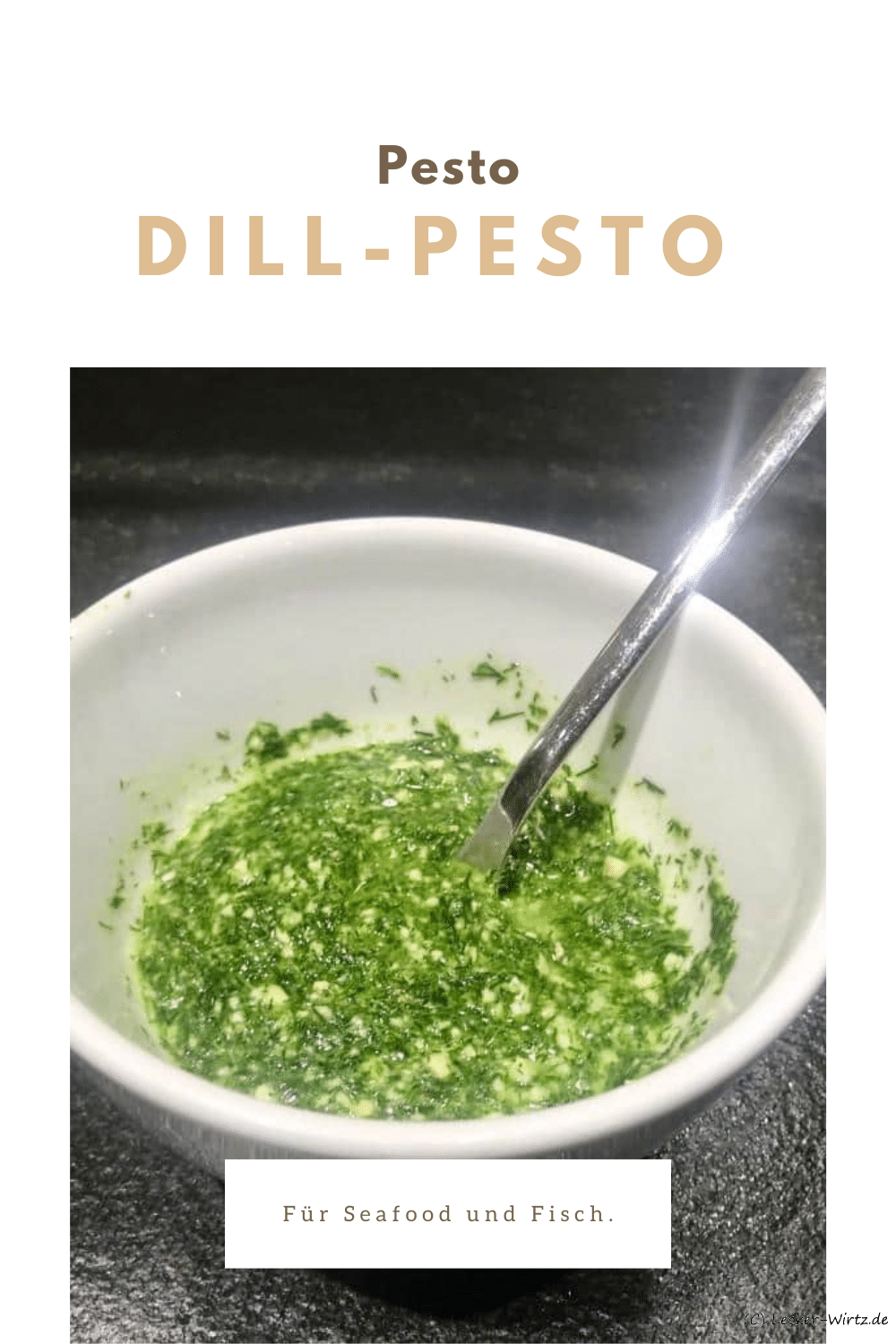 Dill-Pesto für Seafood und Fisch
