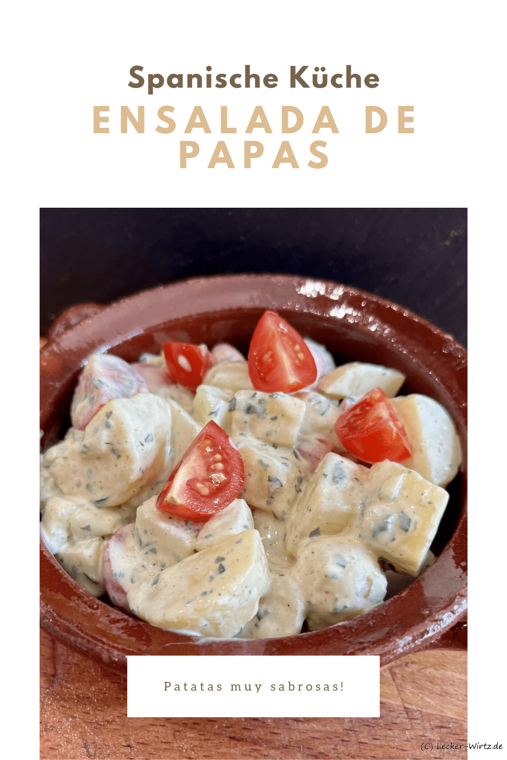 Ensalada de papas – Spanischer Kartoffelsalat