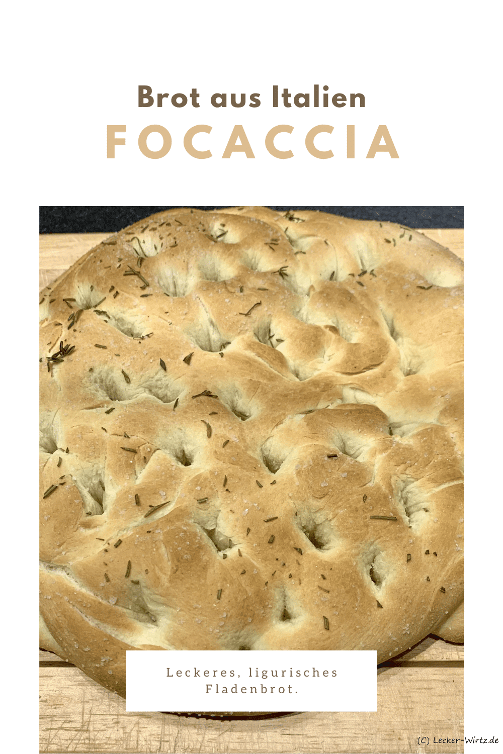 Focaccia – ligurisches Fladenbrot