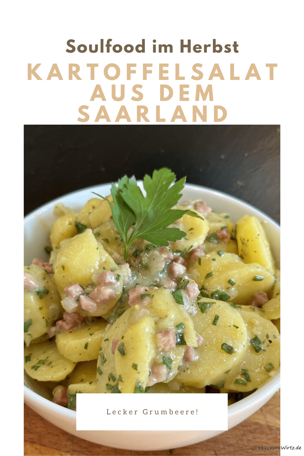 Kartoffelsalat auf saarländische Art