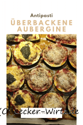 Überbackene Aubergine