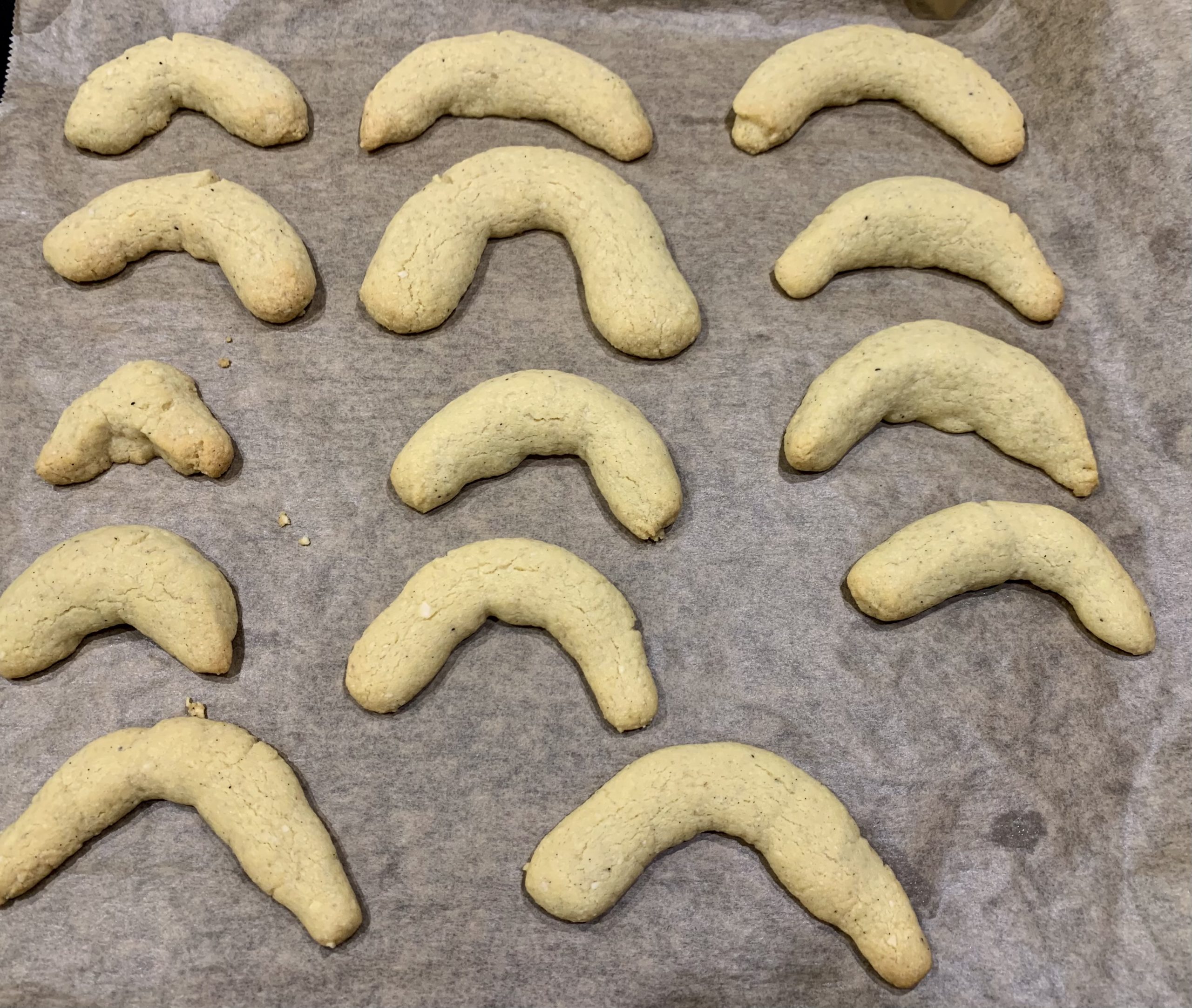 Vanillekipferl backen