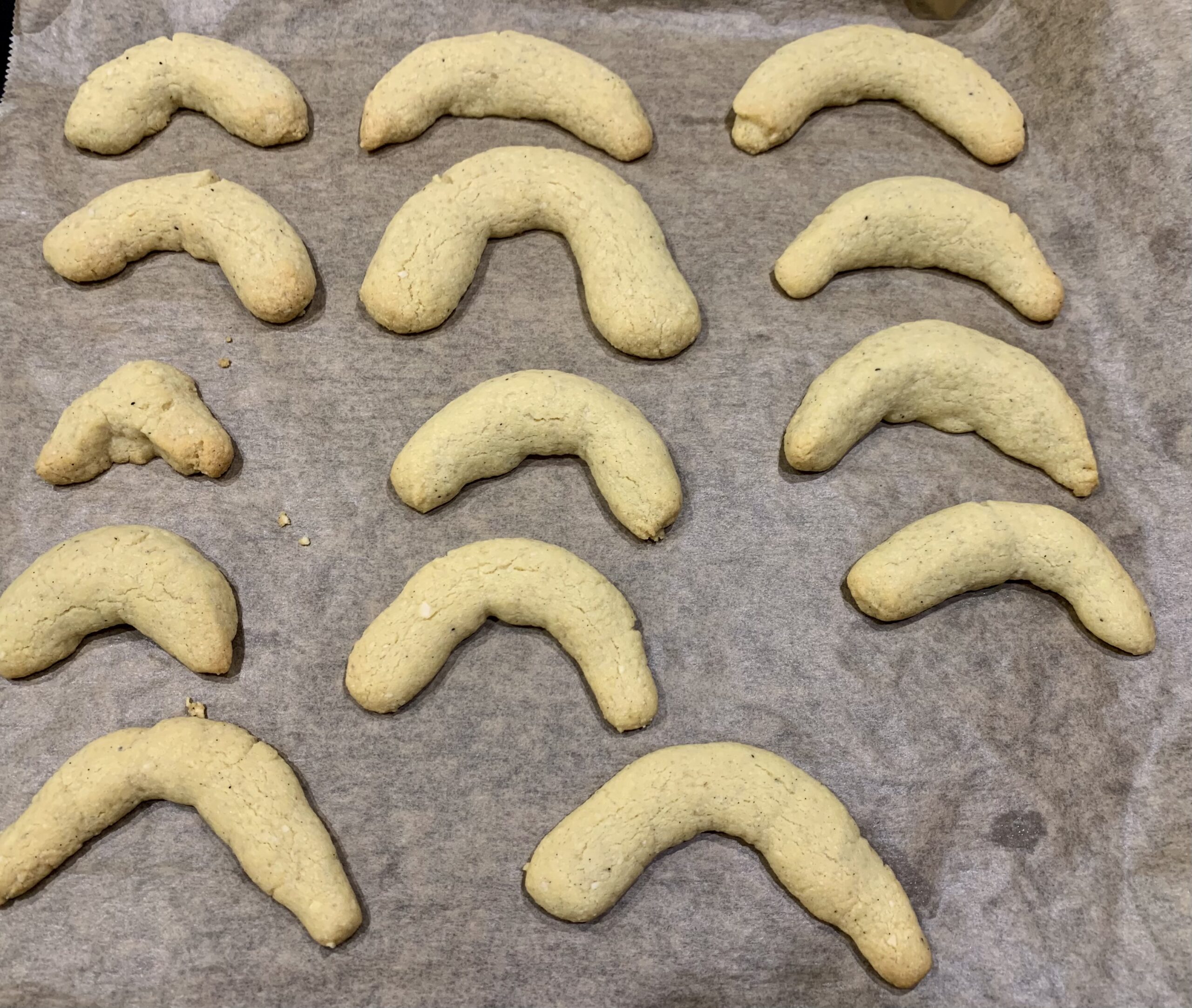 Vanillekipferl backen