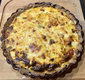 Quiche Lorraîne mit Porree