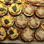 Überbackene Aubergine