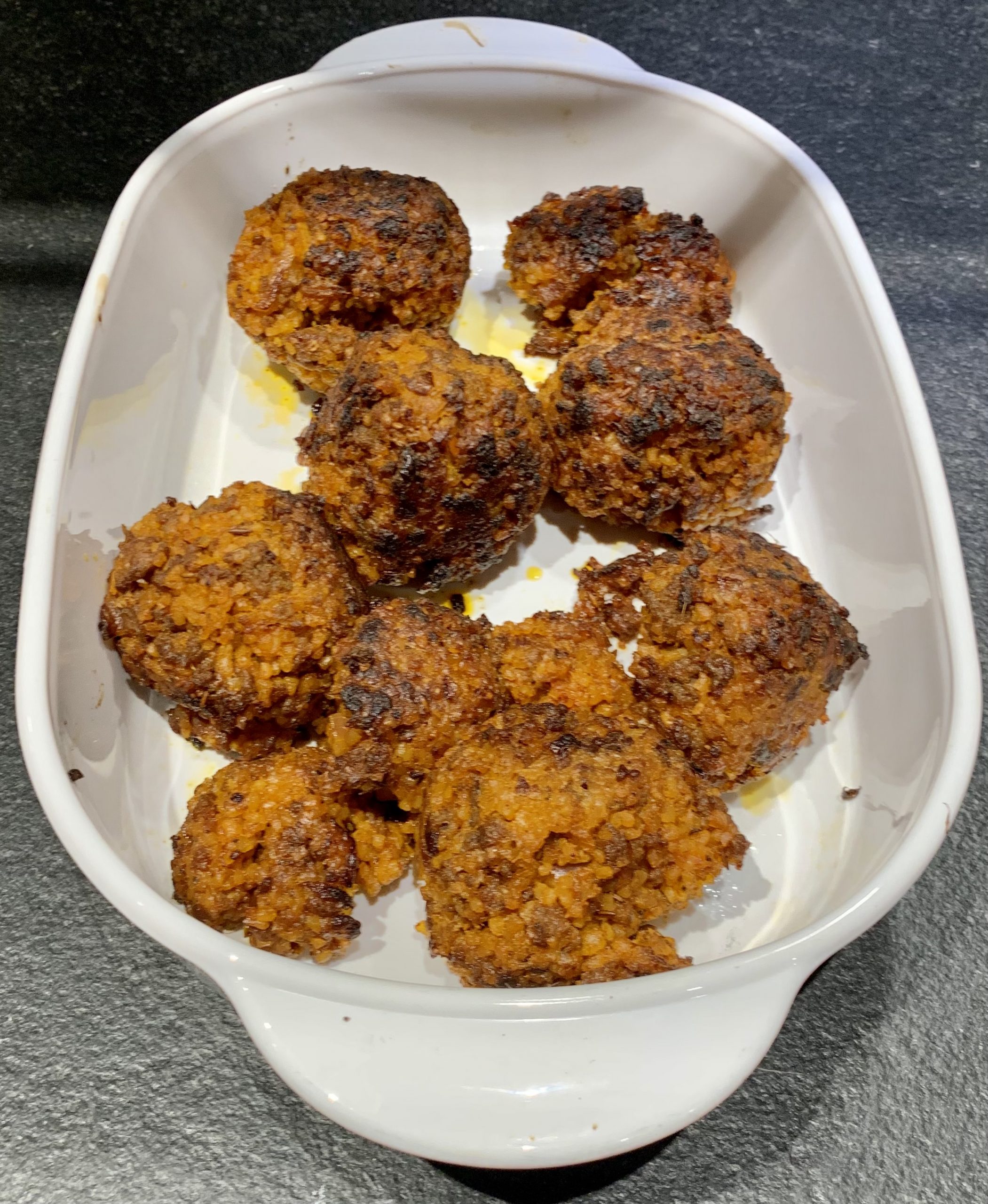 Içli Köfte – Kibbeh – lecker und nicht so einfach.