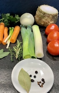 Gemüsebrühe, Brühe