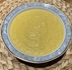 Apfel-Sellerie-Süppchen, eine gute Vorspeise
