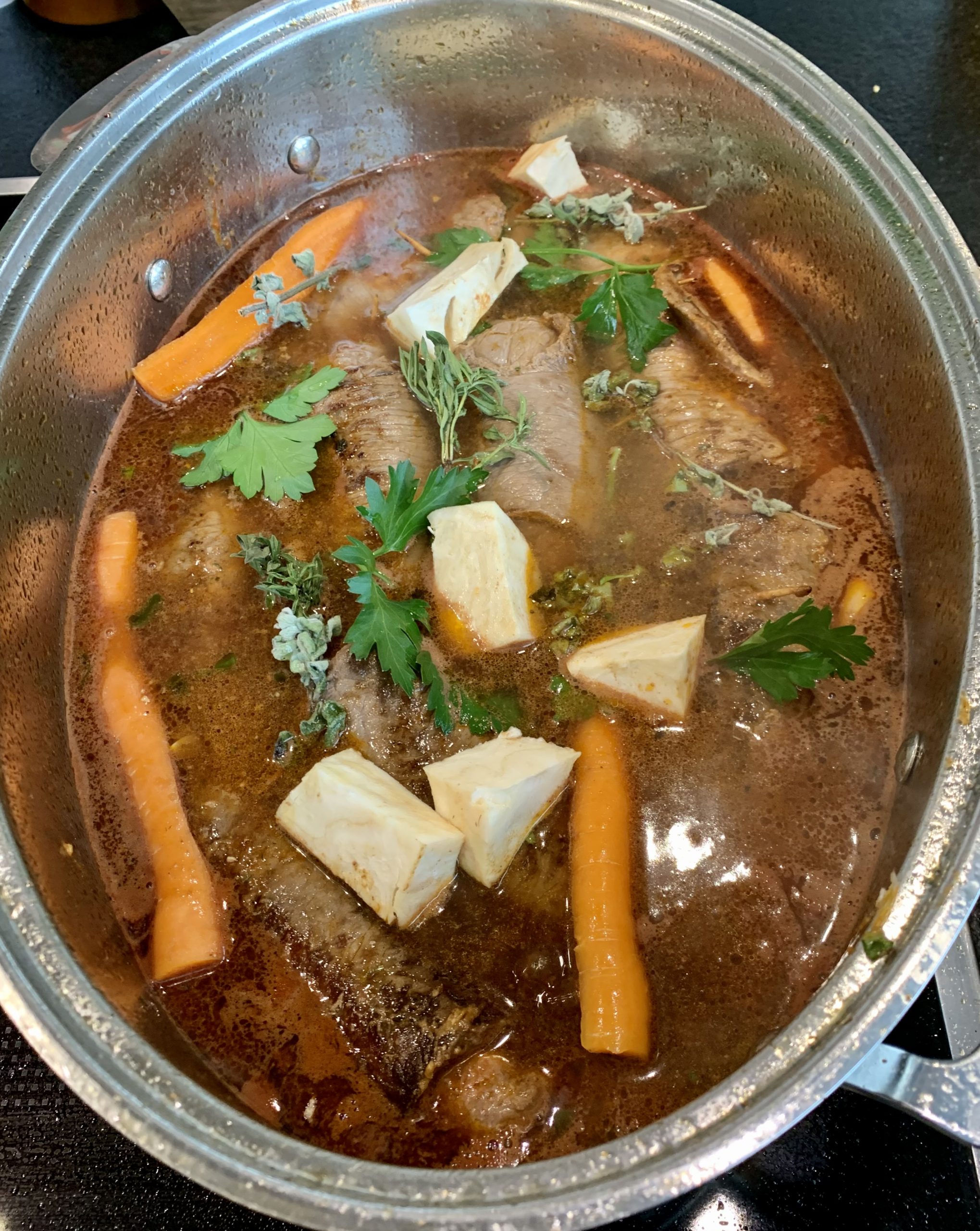 Rinderrouladen mit Pesto