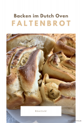 Faltenbrot aus der Dutch Oven Kastenform