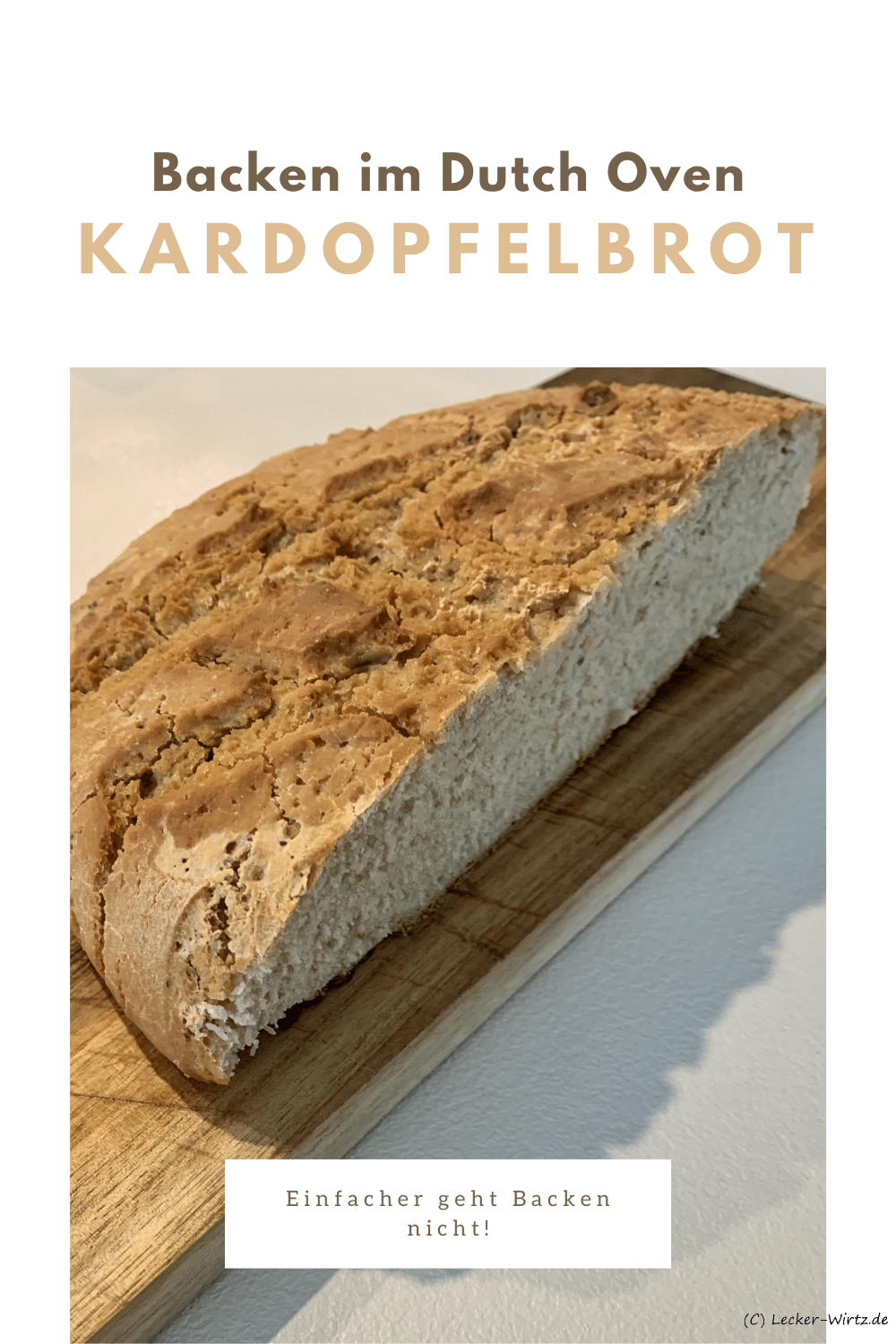 Kardopfelbrot aus dem Dutch Oven