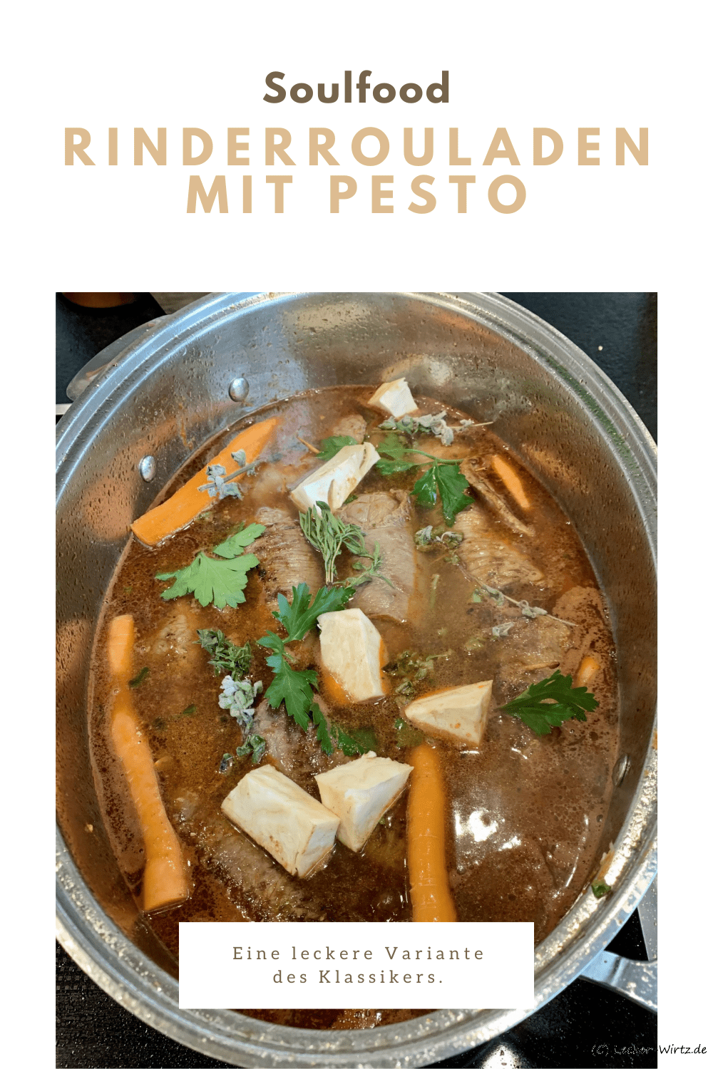 Rinderrouladen mit Pesto