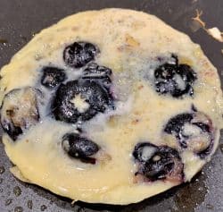 Verführerische Blaubeerpancakes